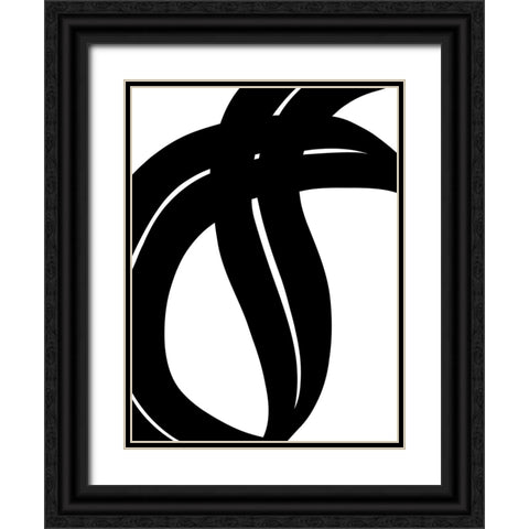 Lickety Split II Black Ornate Wood Framed Art Print with Double Matting by Schlotzhauer, Jim