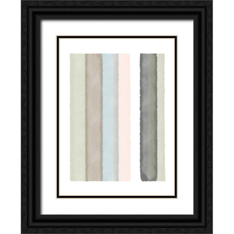 Serenity II Black Ornate Wood Framed Art Print with Double Matting by Schlotzhauer, Jim