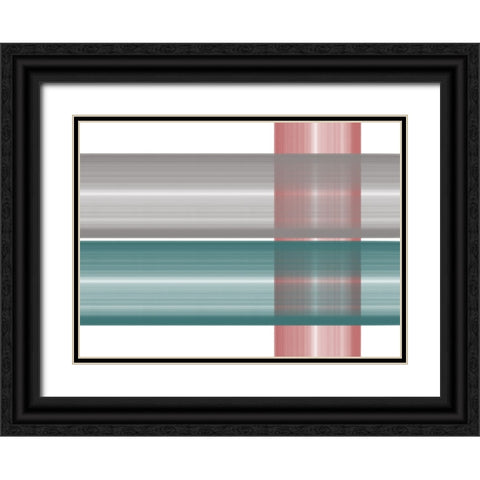Axis I Black Ornate Wood Framed Art Print with Double Matting by Schlotzhauer, Jim