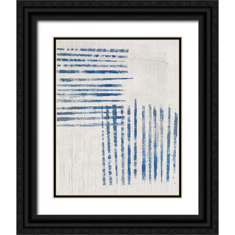 Linidge IV Black Ornate Wood Framed Art Print with Double Matting by Smith, Karen