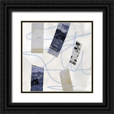 Sticky I Black Ornate Wood Framed Art Print with Double Matting by Smith, Karen