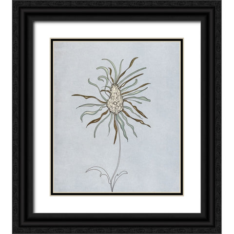 Wildfleur I Black Ornate Wood Framed Art Print with Double Matting by Smith, Karen
