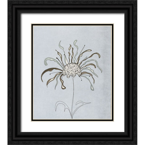 Wildfleur II Black Ornate Wood Framed Art Print with Double Matting by Smith, Karen