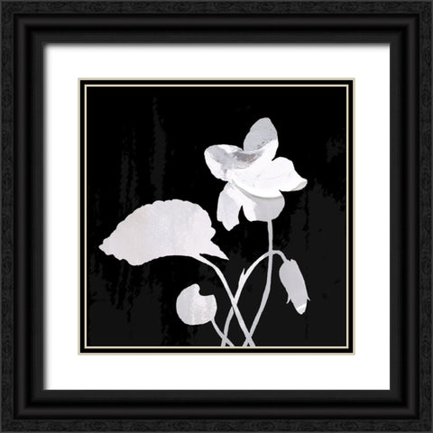 Chalkstalk II Black Ornate Wood Framed Art Print with Double Matting by Smith, Karen