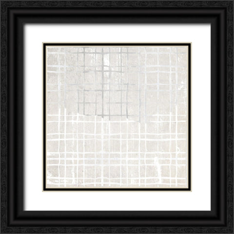 Gridlock I Black Ornate Wood Framed Art Print with Double Matting by Smith, Karen