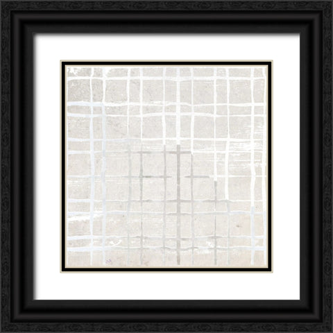 Gridlock II Black Ornate Wood Framed Art Print with Double Matting by Smith, Karen