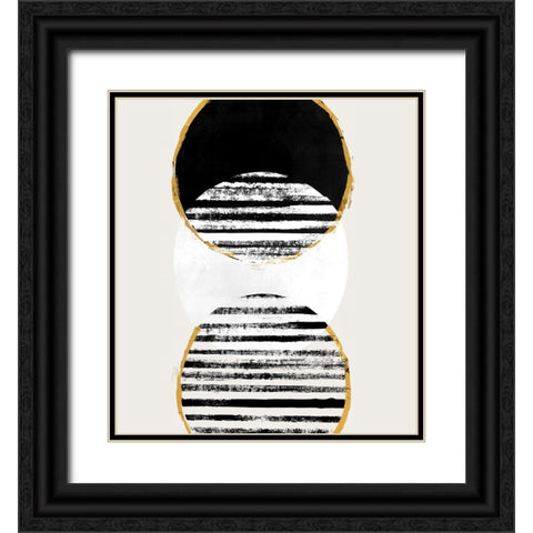 Inside Out I Black Ornate Wood Framed Art Print with Double Matting by Smith, Karen