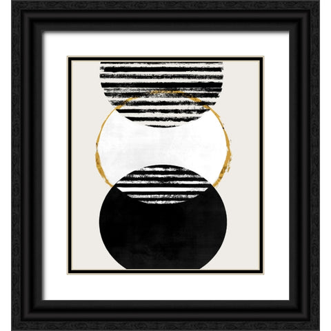 Inside Out II Black Ornate Wood Framed Art Print with Double Matting by Smith, Karen