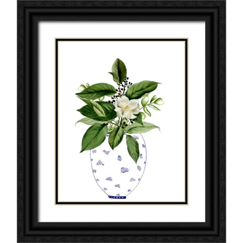 In the Pot II Black Ornate Wood Framed Art Print with Double Matting by Smith, Karen