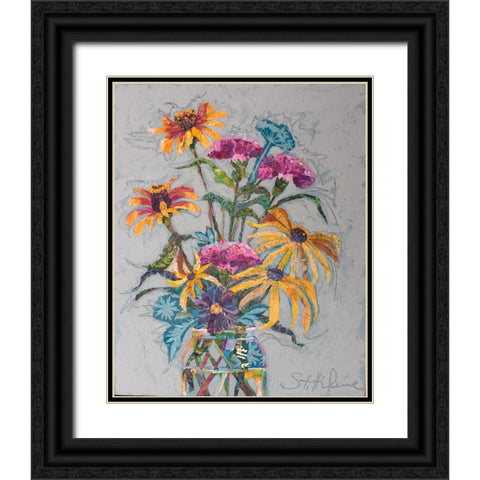 Hudson Valley Spring Black Ornate Wood Framed Art Print with Double Matting by St Hilaire, Elizabeth