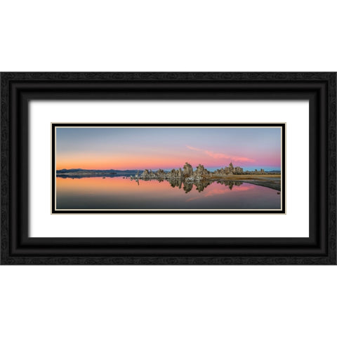 Mono Lake sunset Black Ornate Wood Framed Art Print with Double Matting by Sink, Jeffrey C.