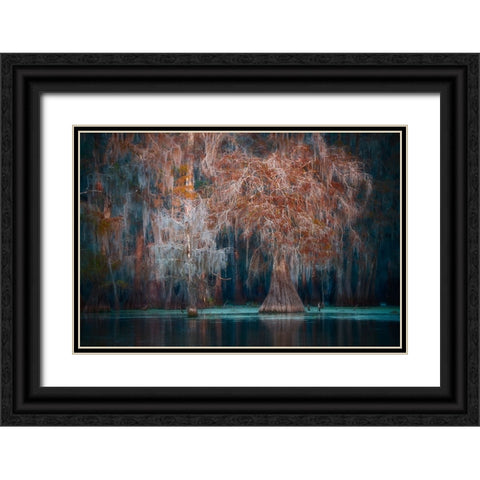 Louisiana Black Ornate Wood Framed Art Print with Double Matting by Marchegiani, Roberto