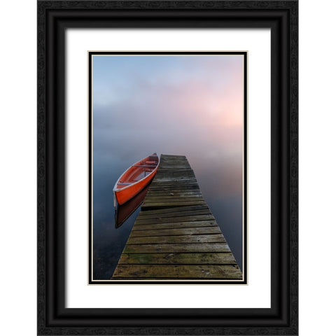 To the infinity Black Ornate Wood Framed Art Print with Double Matting by Nath Saha, Ambar