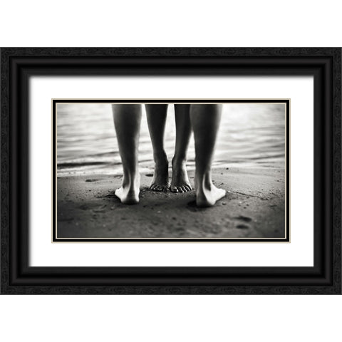 Together Black Ornate Wood Framed Art Print with Double Matting by Takh, Yulia