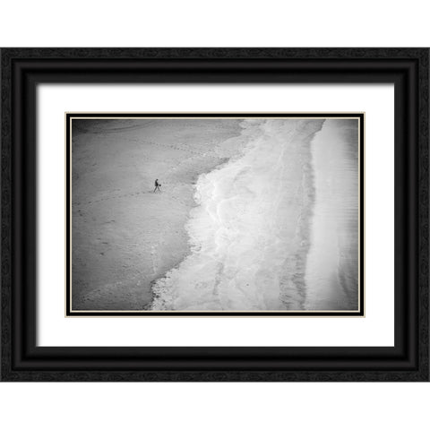 One Black Ornate Wood Framed Art Print with Double Matting by Simoes, Goncalo