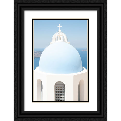 The dome Black Ornate Wood Framed Art Print with Double Matting by Wride, Linda