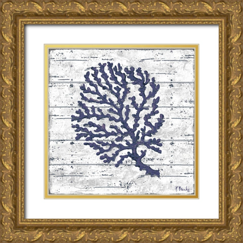 Cape Coral II - White Gold Ornate Wood Framed Art Print with Double Matting by Brent, Paul