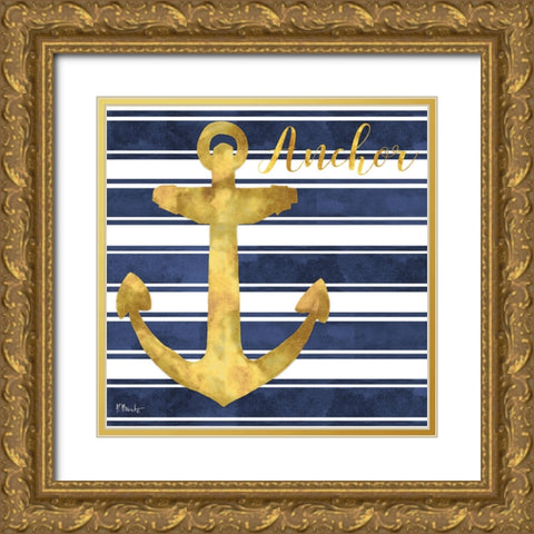 Cape Cod - VI - Gold Gold Ornate Wood Framed Art Print with Double Matting by Brent, Paul