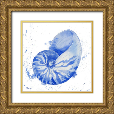 Grenada Shells I Gold Ornate Wood Framed Art Print with Double Matting by Brent, Paul