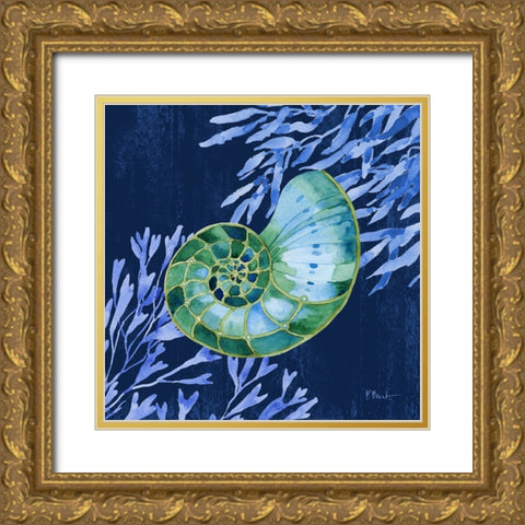 Bondi Shells II Gold Ornate Wood Framed Art Print with Double Matting by Brent, Paul