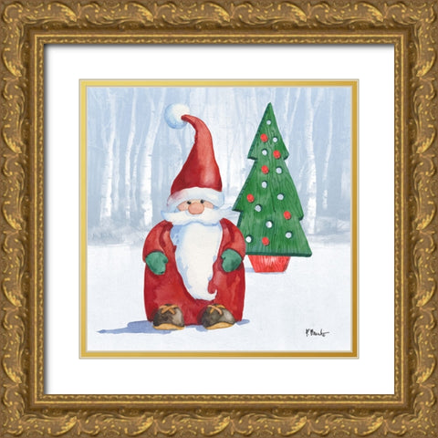 Nordic Gnomes I Gold Ornate Wood Framed Art Print with Double Matting by Brent, Paul