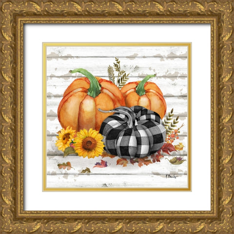 Rustic Fall II Gold Ornate Wood Framed Art Print with Double Matting by Brent, Paul