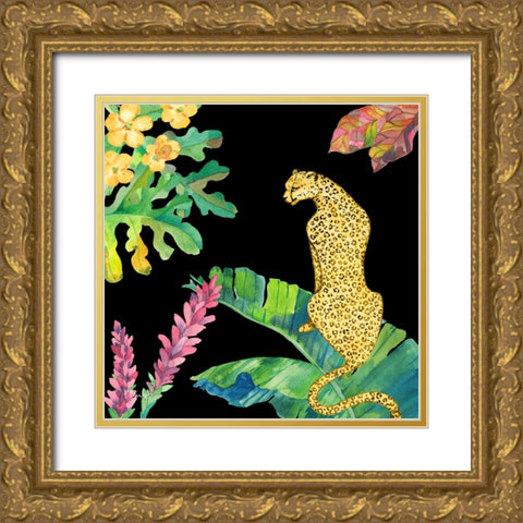 Wildcat Jungle II Gold Ornate Wood Framed Art Print with Double Matting by Brent, Paul