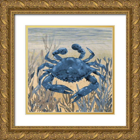 Tonga Sealife III - Sunset Gold Ornate Wood Framed Art Print with Double Matting by Brent, Paul