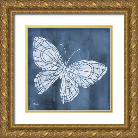 Garden Flight I Gold Ornate Wood Framed Art Print with Double Matting by Brent, Paul