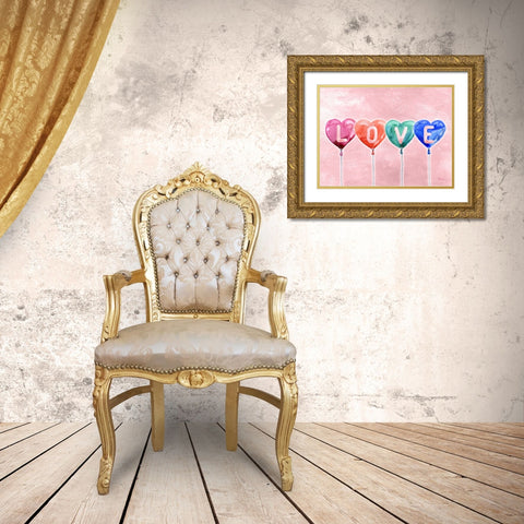 Lovers Day Horizontal I Gold Ornate Wood Framed Art Print with Double Matting by Brent, Paul