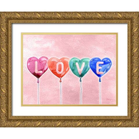 Lovers Day Horizontal I Gold Ornate Wood Framed Art Print with Double Matting by Brent, Paul