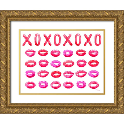 Lovers Day Horizontal II Gold Ornate Wood Framed Art Print with Double Matting by Brent, Paul