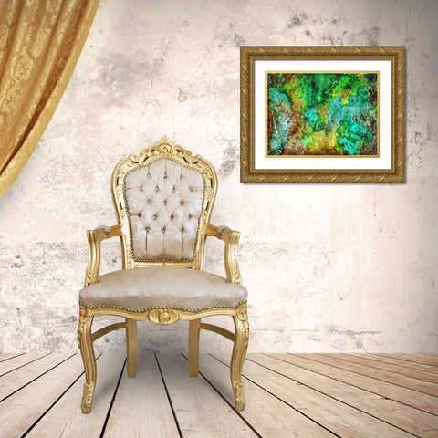 Abstract 20 Gold Ornate Wood Framed Art Print with Double Matting by Lee, Rachel