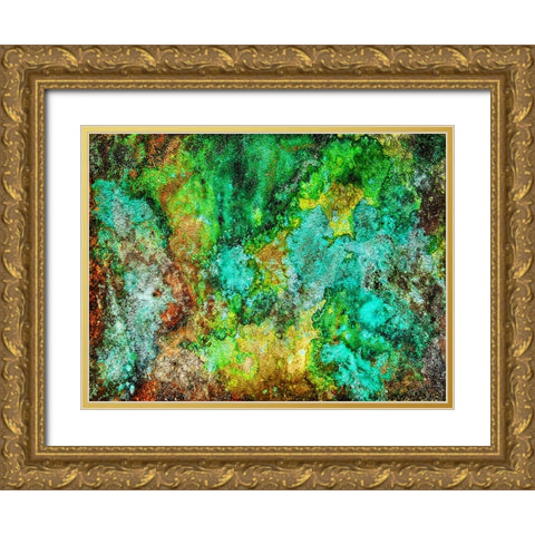 Abstract 20 Gold Ornate Wood Framed Art Print with Double Matting by Lee, Rachel