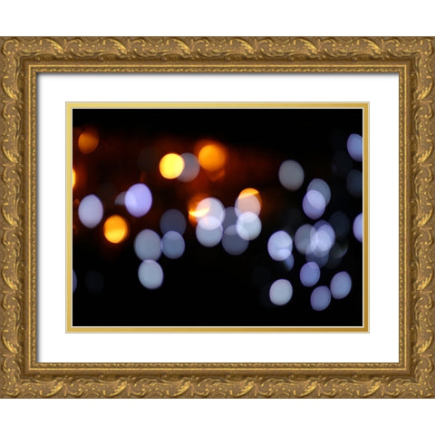 Abstract 8 Gold Ornate Wood Framed Art Print with Double Matting by Lee, Rachel