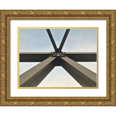 Architectural 2 Gold Ornate Wood Framed Art Print with Double Matting by Lee, Rachel