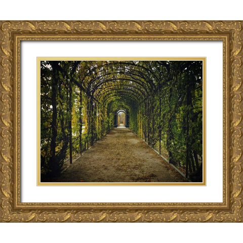 Architectural 3 Gold Ornate Wood Framed Art Print with Double Matting by Lee, Rachel