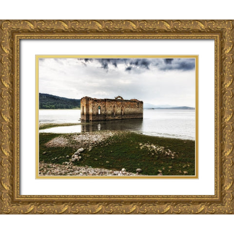 Architectural 5 Gold Ornate Wood Framed Art Print with Double Matting by Lee, Rachel