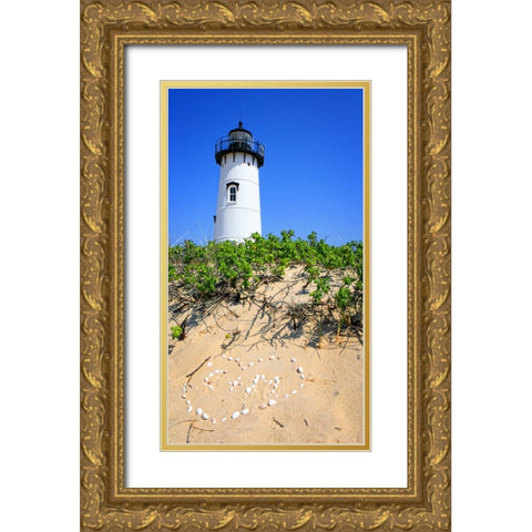 Beach 18 Gold Ornate Wood Framed Art Print with Double Matting by Lee, Rachel