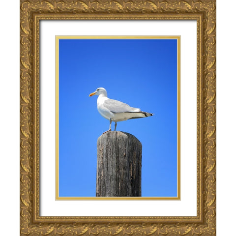 Beach 27 Gold Ornate Wood Framed Art Print with Double Matting by Lee, Rachel