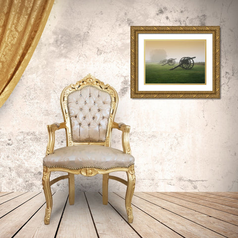 Cannon View 2 Gold Ornate Wood Framed Art Print with Double Matting by Lee, Rachel