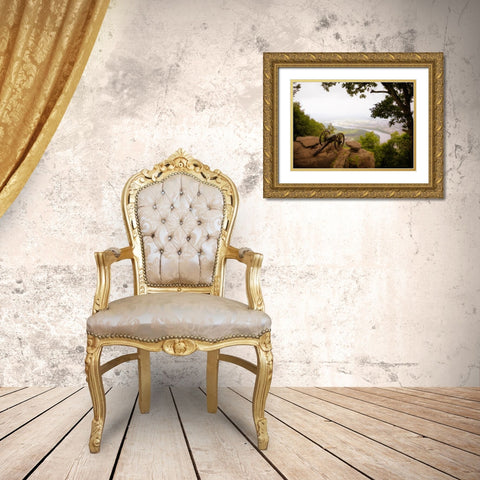 Cannon View 7 Gold Ornate Wood Framed Art Print with Double Matting by Lee, Rachel