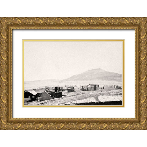 Chattanooga 1861 1 Gold Ornate Wood Framed Art Print with Double Matting by Lee, Rachel