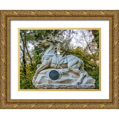 Chickamauga 10 Gold Ornate Wood Framed Art Print with Double Matting by Lee, Rachel