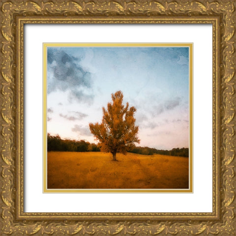 Chickamauga 15 Oil Paint Gold Ornate Wood Framed Art Print with Double Matting by Lee, Rachel