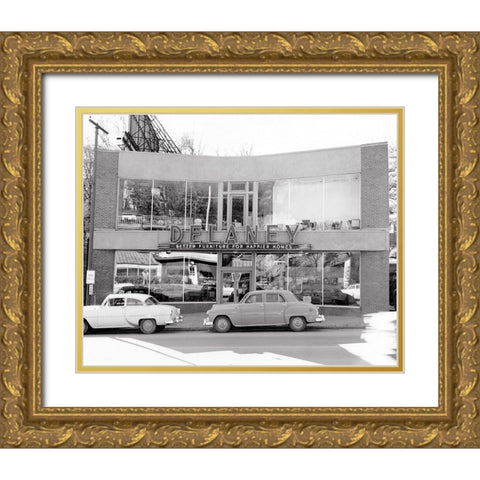 Delaney Furniture Gold Ornate Wood Framed Art Print with Double Matting by Lee, Rachel