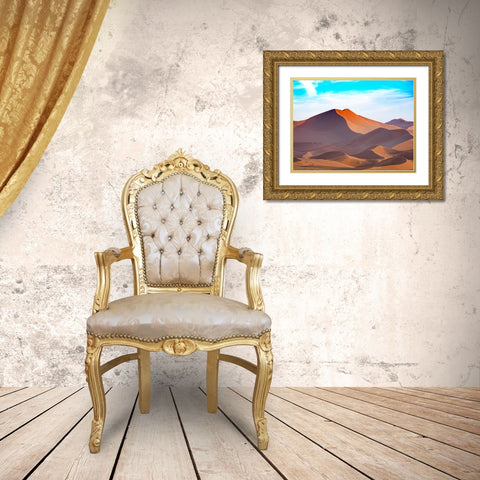 Desert 2 Gold Ornate Wood Framed Art Print with Double Matting by Lee, Rachel