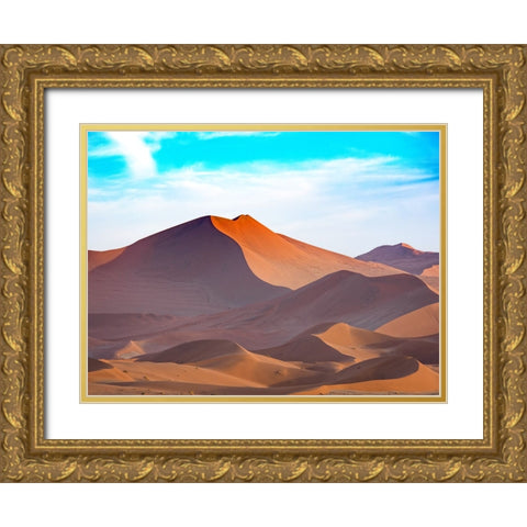 Desert 2 Gold Ornate Wood Framed Art Print with Double Matting by Lee, Rachel