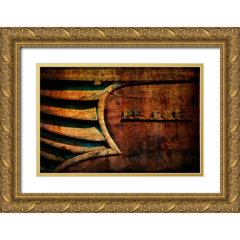 Desoto Old Effect Gold Ornate Wood Framed Art Print with Double Matting by Lee, Rachel