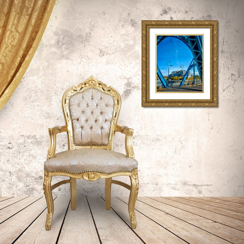 Framed Hunter Gold Ornate Wood Framed Art Print with Double Matting by Lee, Rachel